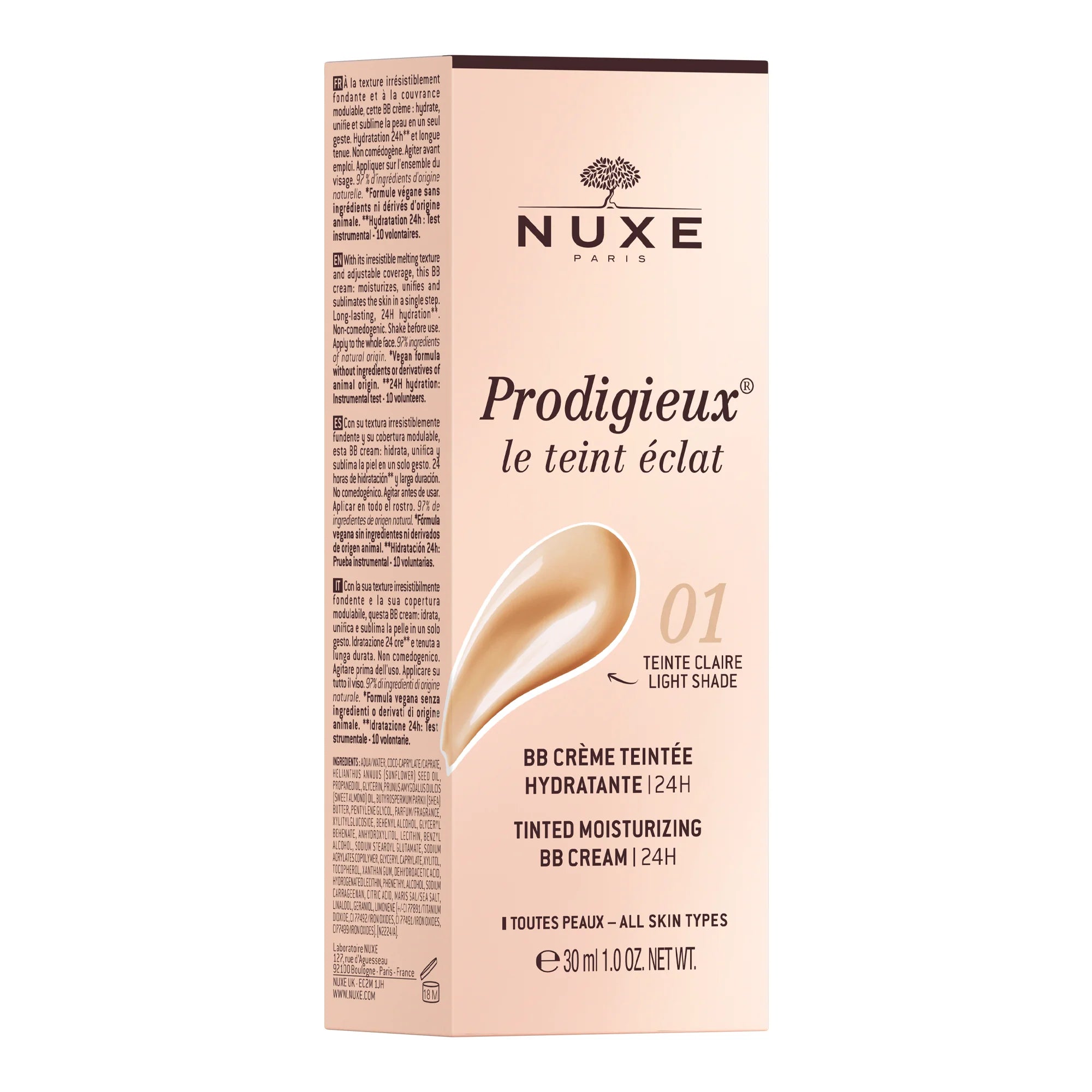 NUXE BB CREAM HIDRA TONO CLARO