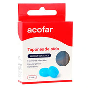 ACOFAR TAPON OIDO SILICONA MOLDEABLE 6U
