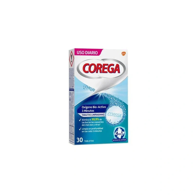 COREGA 3 MINUTOS 30 TABLETAS