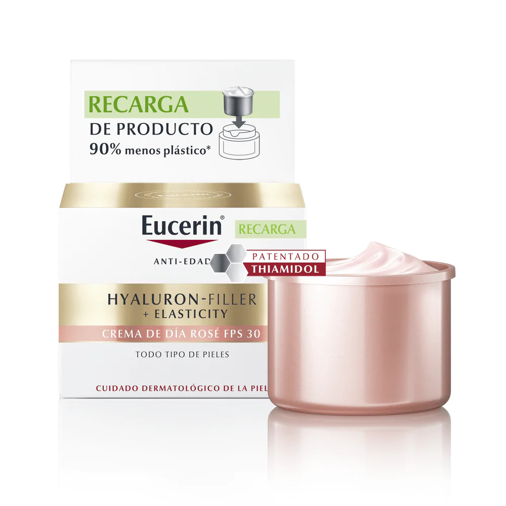 EUCERIN HYALURON FILLER ELASTICITY REFILL CREMA DE DÍA ROSE FPS30 50ML