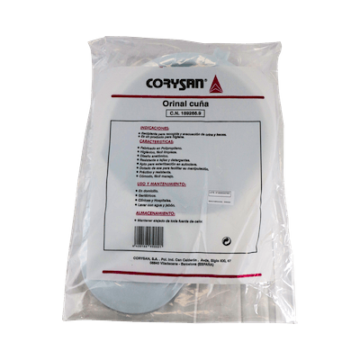 CORYSAN ORINAL PLASTICO CUÑA