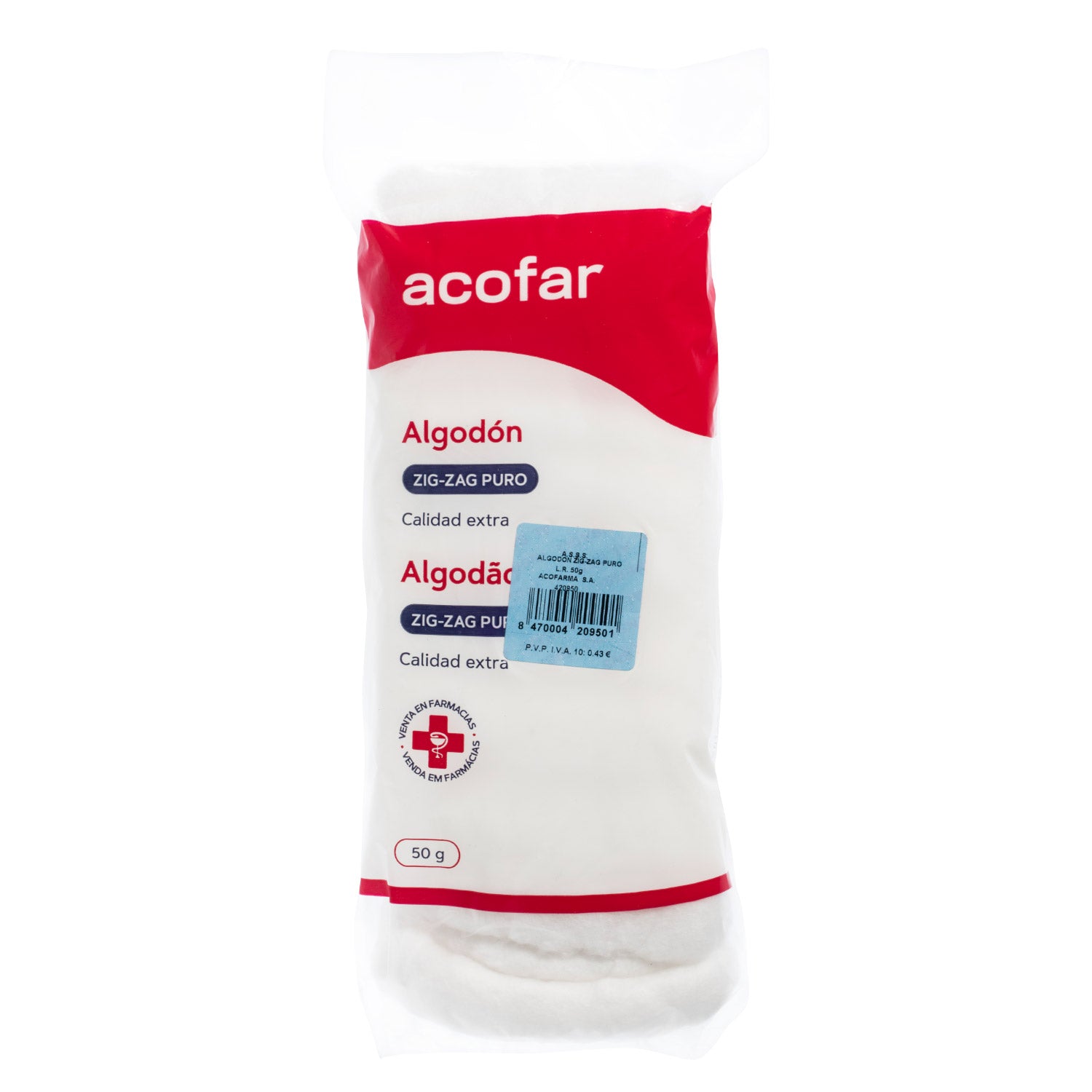 ACOFAR ALGODÓN ZIG ZAG PURO 100G