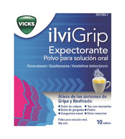 ILVIGRIP EXPECTORANTE 10 SOBRES POLVO PARA SOLUCION ORAL