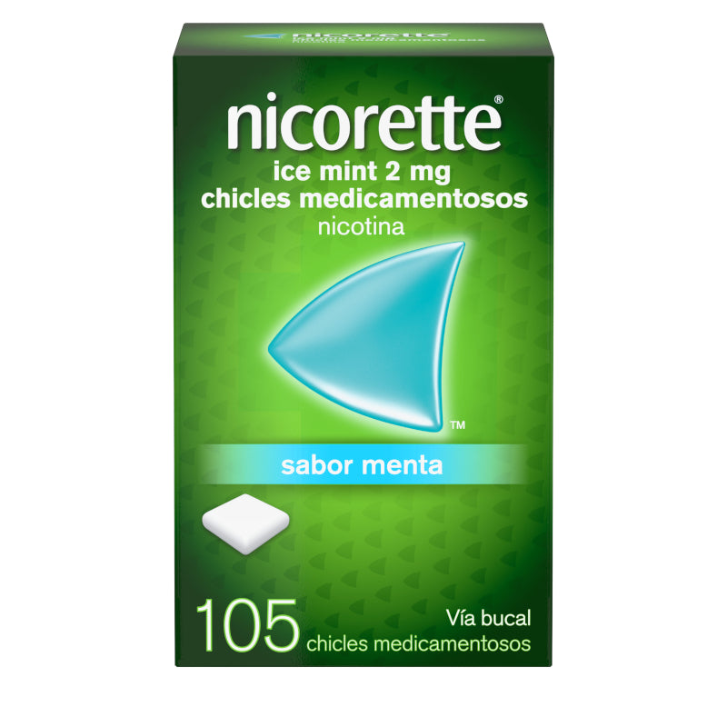 NICORETTE MINT 2 MG 105 CHICLES