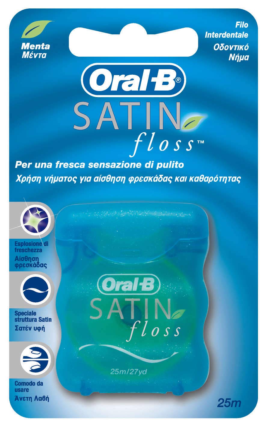 ORAL B SEDA DENTAL SATIN FLOSS
