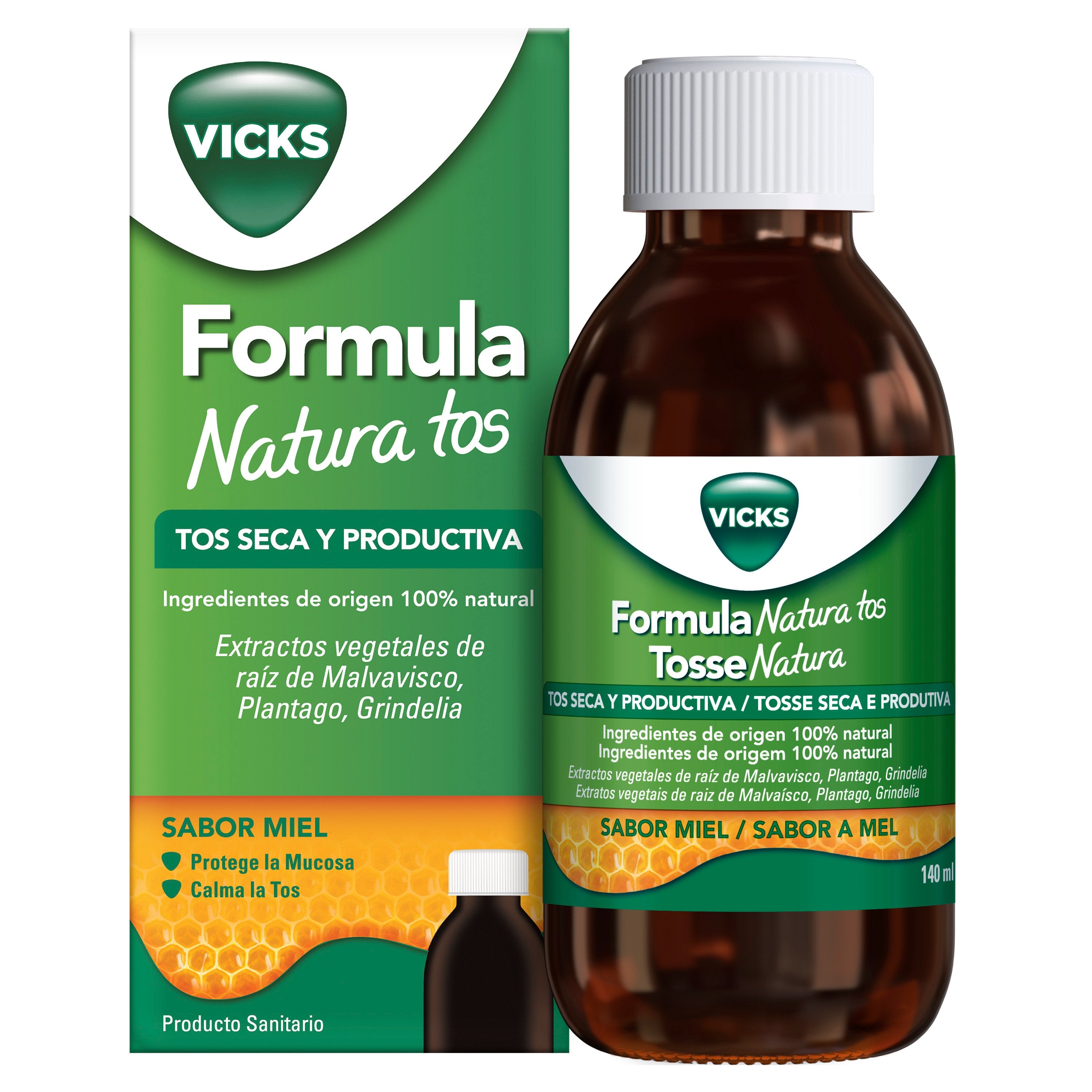 VICKS FORMULA NATURA TOS ADULTOS 140ML
