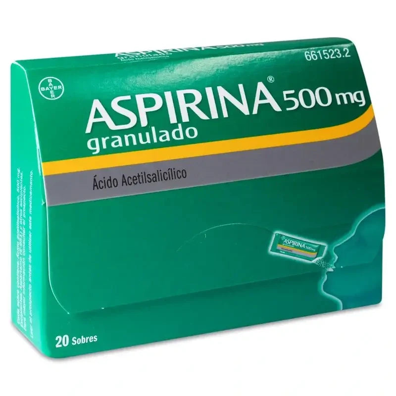 ASPIRINA 500 MG 20 SOB GRANU