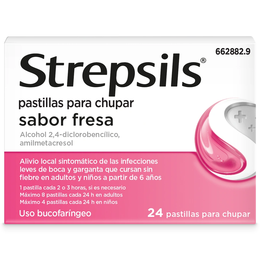 STREPSILS FRESA 16 PASTILLAS