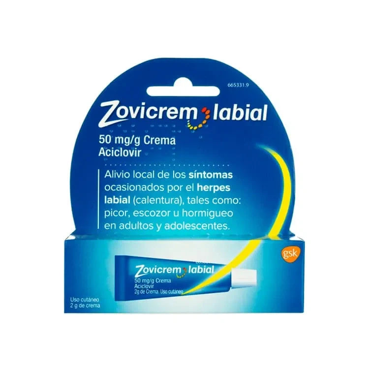 ZOVICREM CREMA LABIAL 2 GR