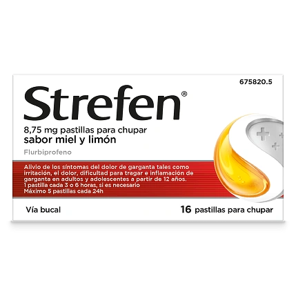 STREFEN 16 COMPRIMIDOS PARA CHUPAR