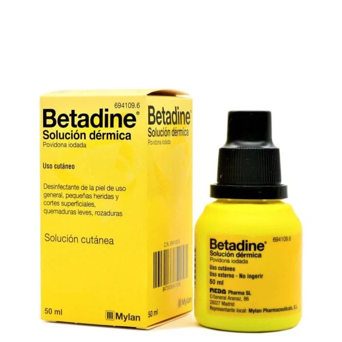BETADINE SOLUC DERMICA 50