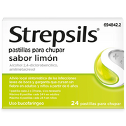 STREPSILS 24 PASTILLAS PARA CHUPAR LIMON