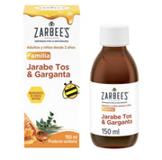 ZARBEES JARABE FAMILIA TOS Y GARGANTA; ; 1 FRASCO 150 ml
