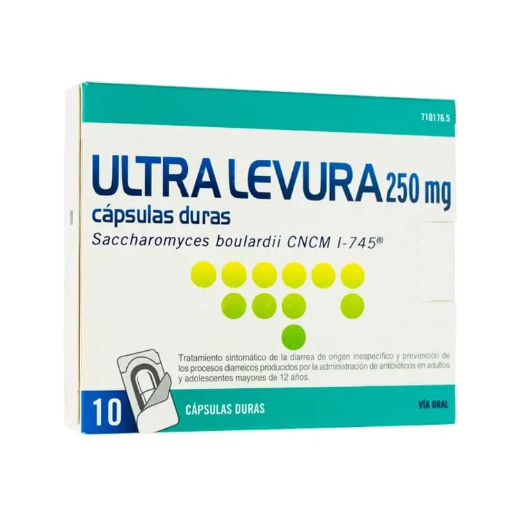 ULTRA LEVURA 250 MG 10 CAPS