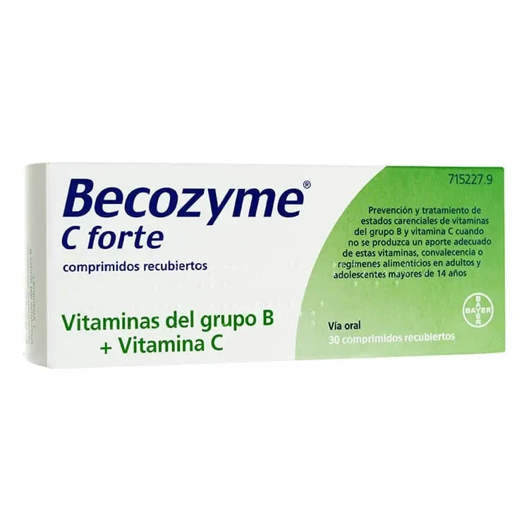 BECOZYME C FORTE 30 GRAGEAS