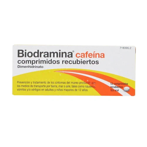 BIODRAMINA CAFEINA 12 COMP