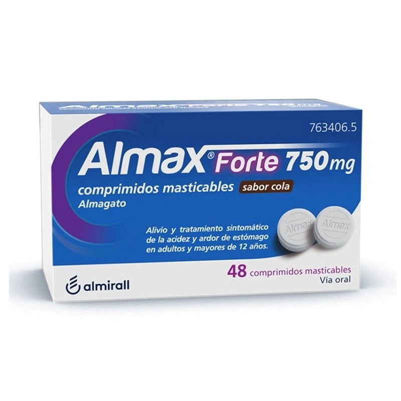 ALMAX FORTE COLA 750 MG 48 COMP