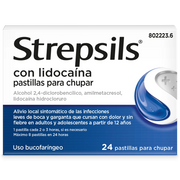 STREPSILS ANESTESICO 24 PAST