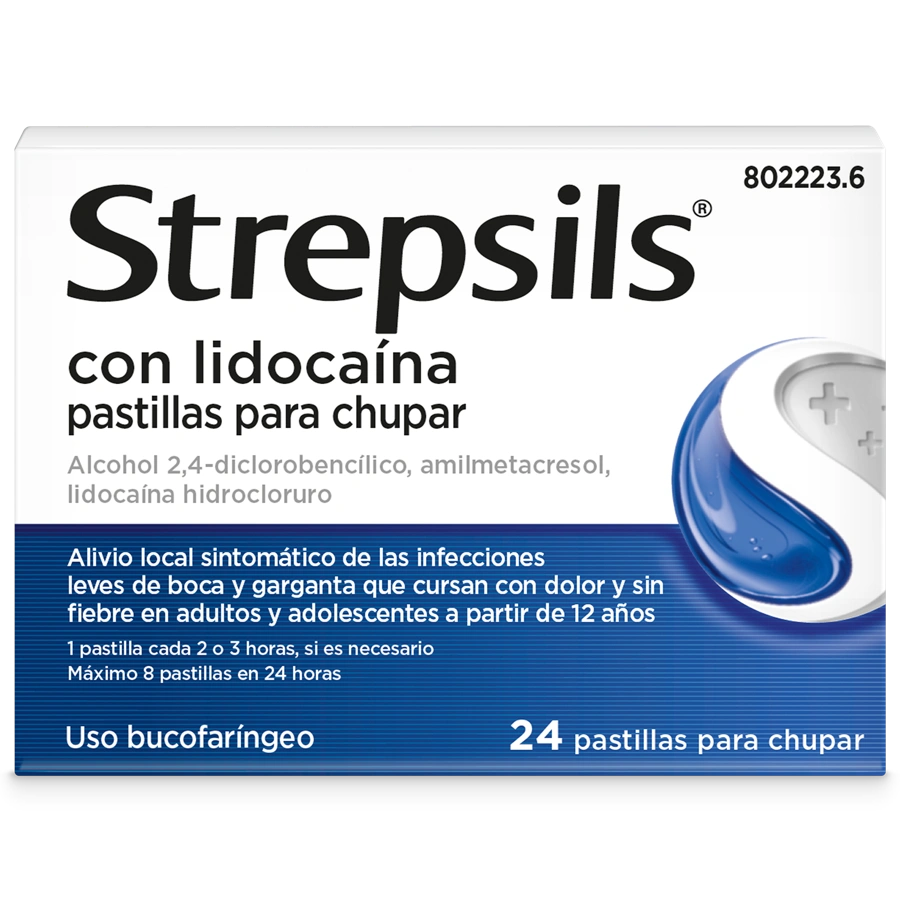 STREPSILS ANESTESICO 24 PAST