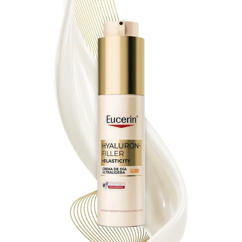 EUCERIN ANTIEDAD HYALURON FILLER+ ELASTICITY CREMA DÍA ULTRALIGERA SPF50 50ML