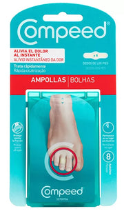 COMPEED AMPOLLAS DEDOS DE LOS PIES 8 UNIDADES