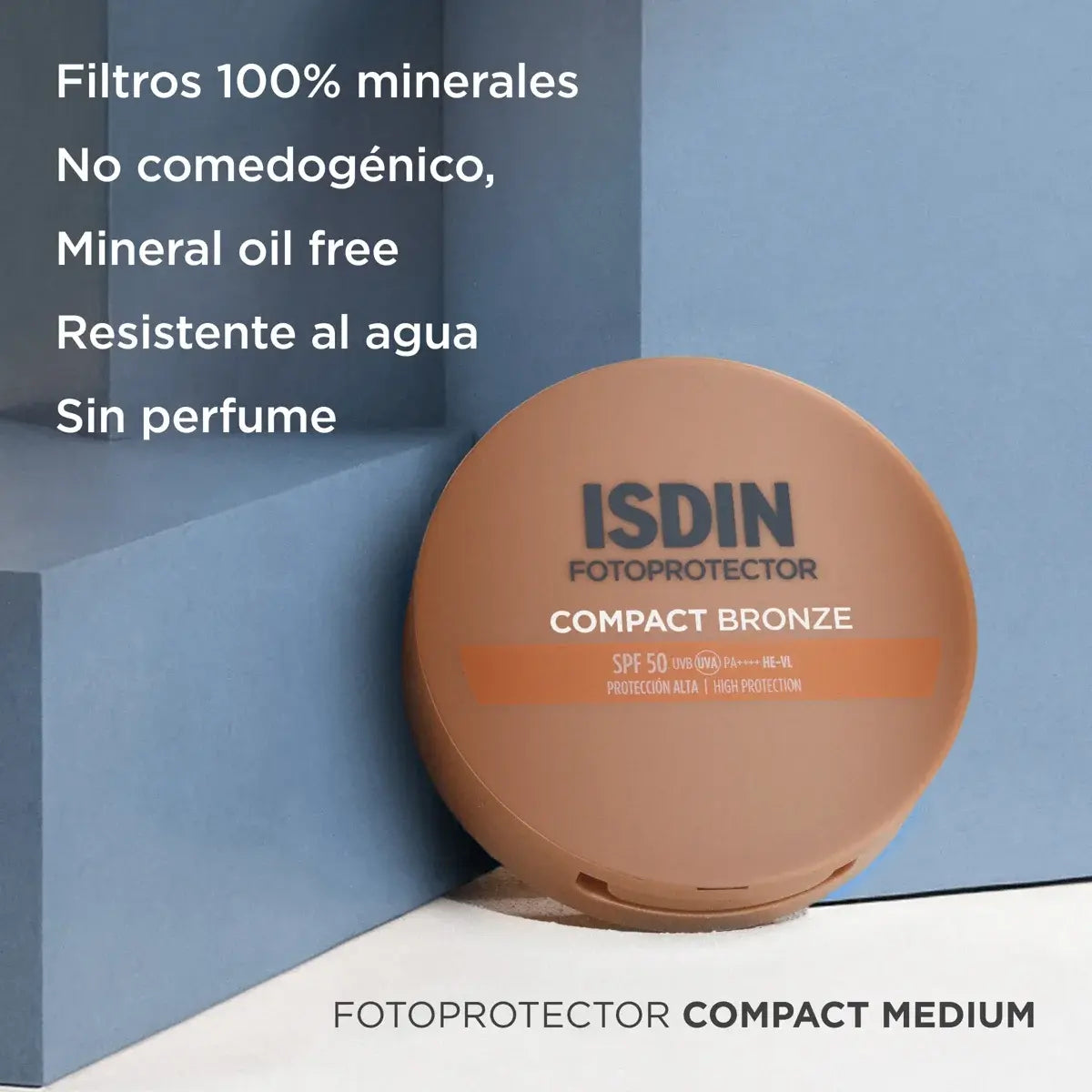 ISDIN FOTOPROTECTOR COMPACTO TONO BRONZE SPF 50+
