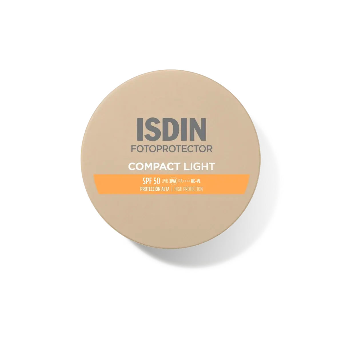 ISDIN FOTOPROTECTOR COMPACTO SPF 50+ OIL-FREE COLOR ARENA LIGHT