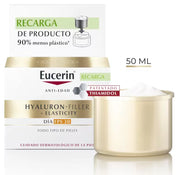 EUCERIN HYALURON FILLER ELASTICITY CREMA DE DIA FPS 30 RECARGA 50ML