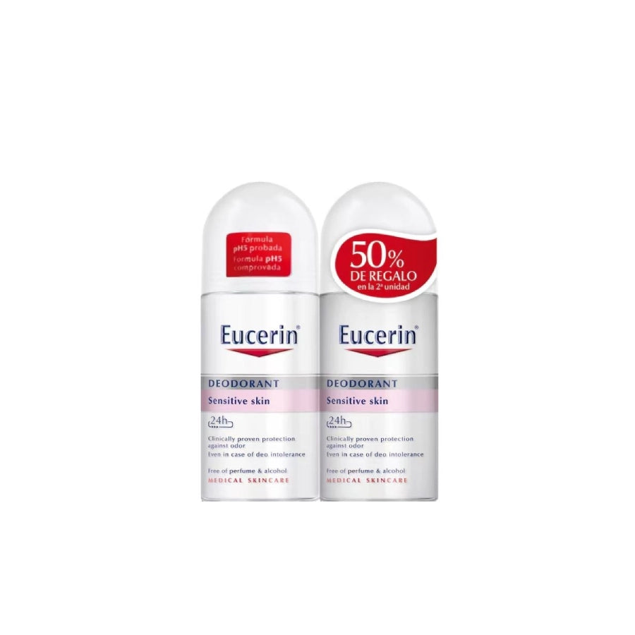Eucerin Deo Roll-On 50 ml Duplo