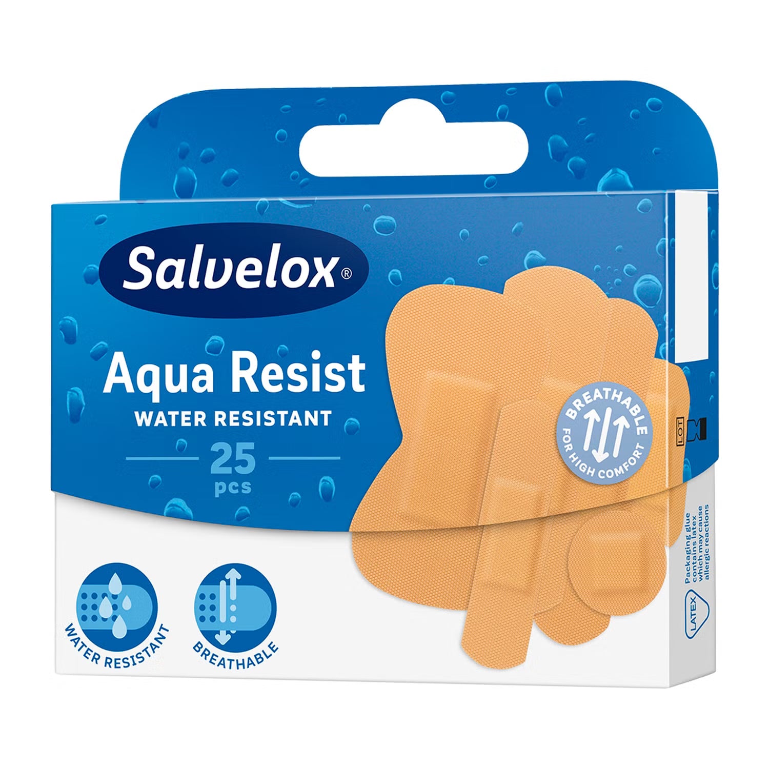 SALVELOX AQUA RESIST; APOSITO ADHESIVO; 25 UNIDADES MIX