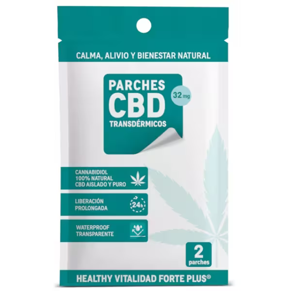 CBD PARCHES TRANSDERMICOS 2 UDS
