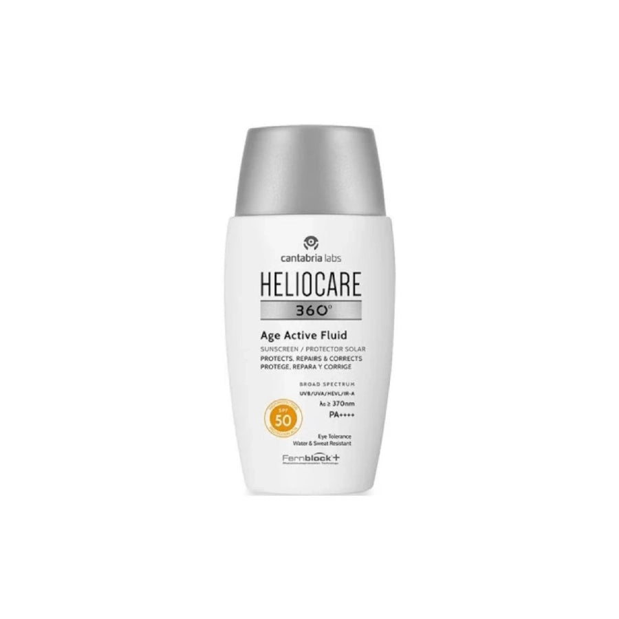 Heliocare 360º Age Active Fluid Protector Solar Protege Repara Y Corrige 50 ml