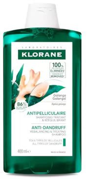 KLORANE CHAMPU REEQUILIBRANTE A LA GALANGA;;1 ENVASE 400 ml