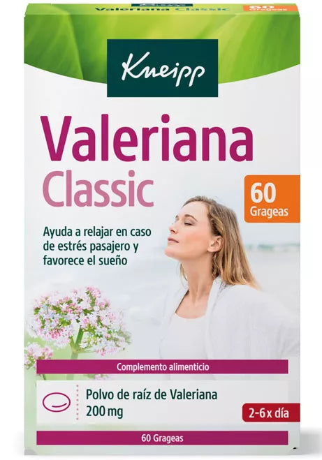 KNEIPP GRAGEAS HERBALES DE VALERIANA 60 GRAGEAS