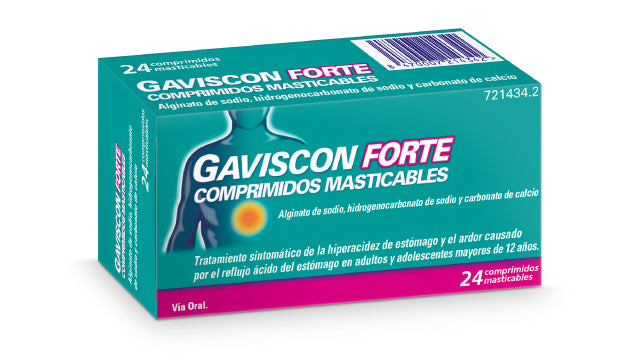 GAVISCON FORTE 24 COMPRIMIDOS