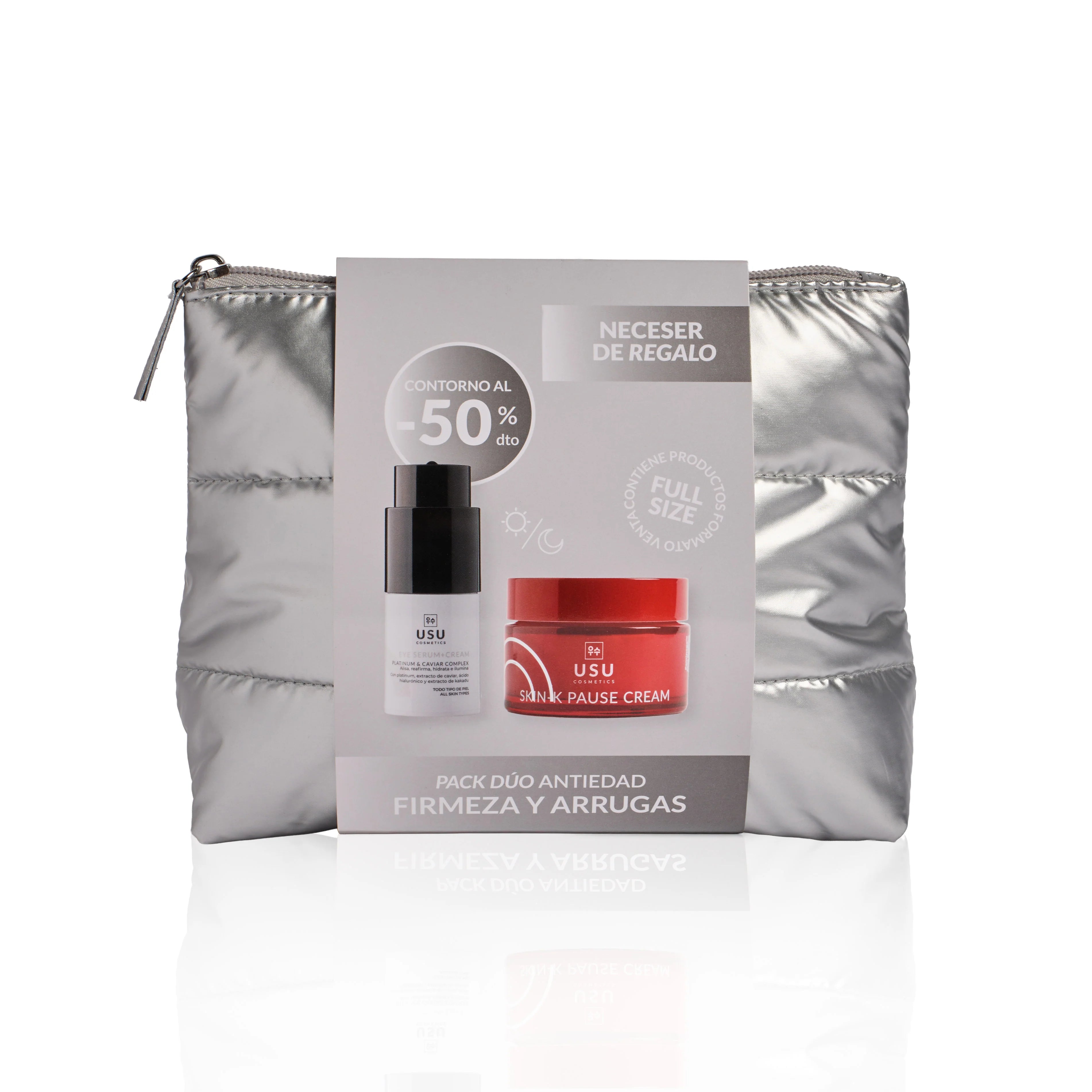 USU PACK DUO ANTIEDAD CREMA+CONTORNO DE OJOS REGALO NECESER