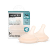 SUAVINEX TETINA ZERO ZERO FLUJO M +3MESES 01 FAIR TONE