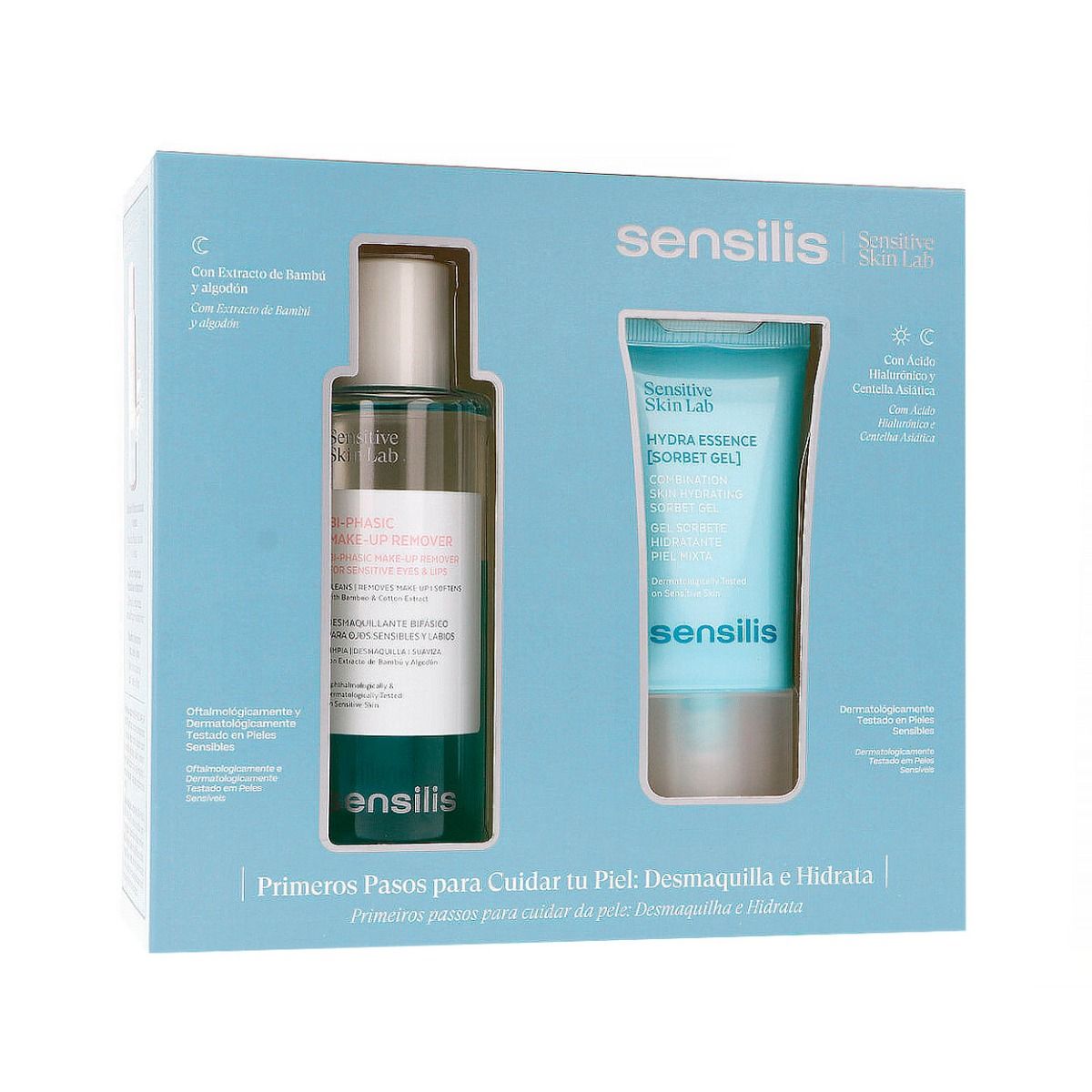 SENSILIS PACK HYDRA ESSENCE SORBET GEL 40ML + BIPHASIC MAKEUP REMOVER 150ML