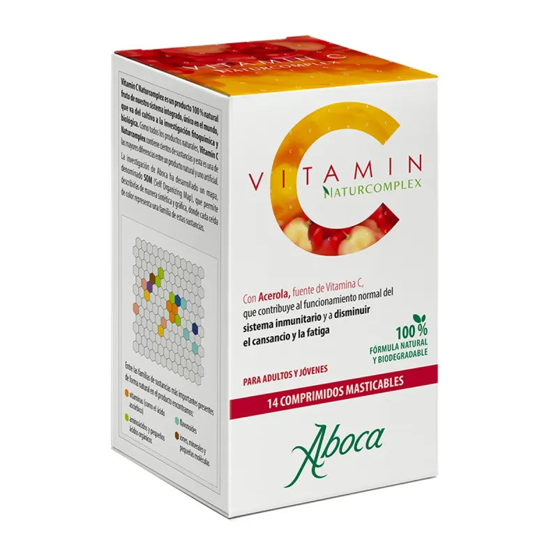 ABOCA VITAMIN C NATURCOMPLEX 14 COMPRIMIDOS MASTICABLES