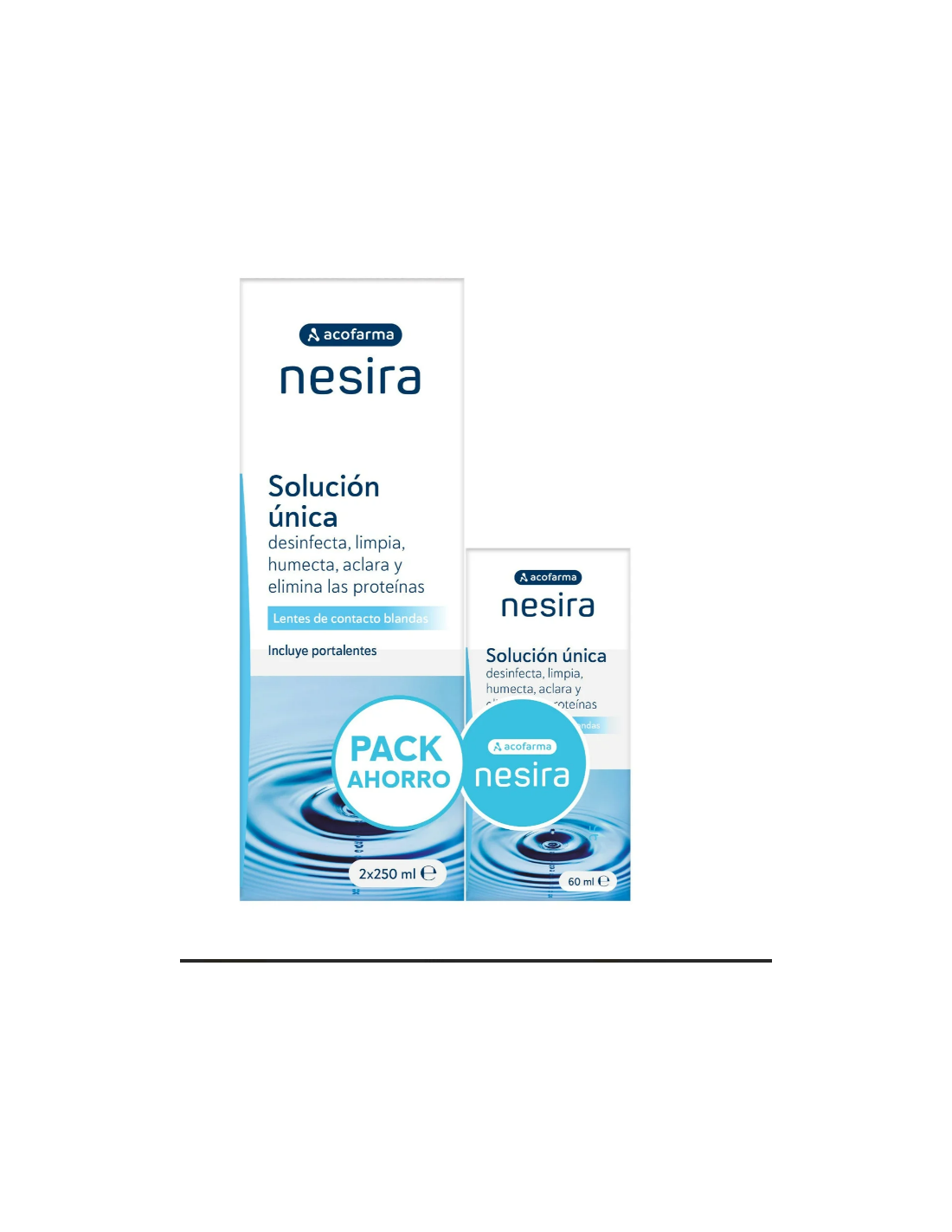 ACOFARMA NESIRA SOL UNICA 2X250 + 60 ML