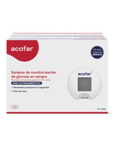 ACOFAR NESIRA GLUCÓMETRO MONITORIZACIÓN