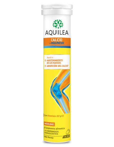 AQUILEA CALCIO+MAGNESIO 15 COMPRIMIDOS EFERVESCENTES
