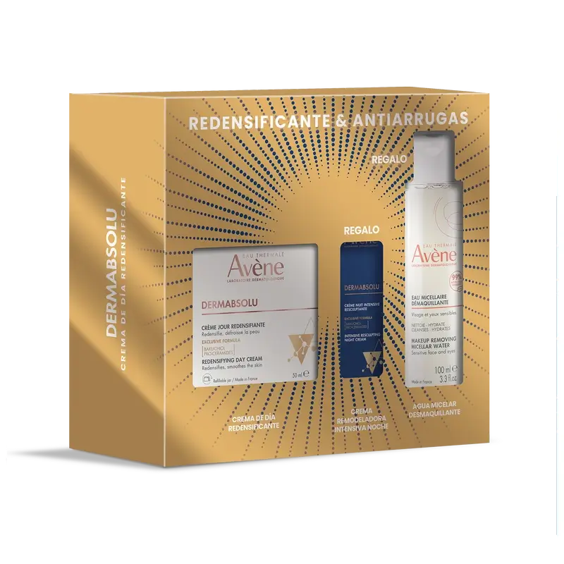 AVENE PACK DERMABSOLU DIA CREMA 50ML + REGALO CREMA INTENSIVA 10 ML + REGALO AGUA MICELAR 100ML