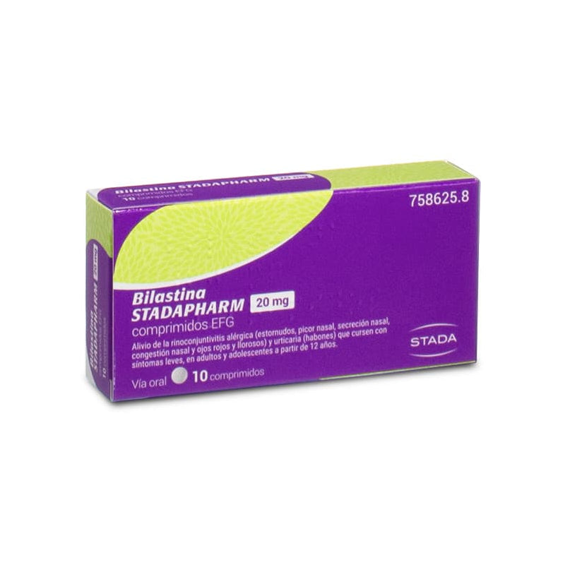 BILASTINA STADAPHARM 20 MG 10 COMP EFG