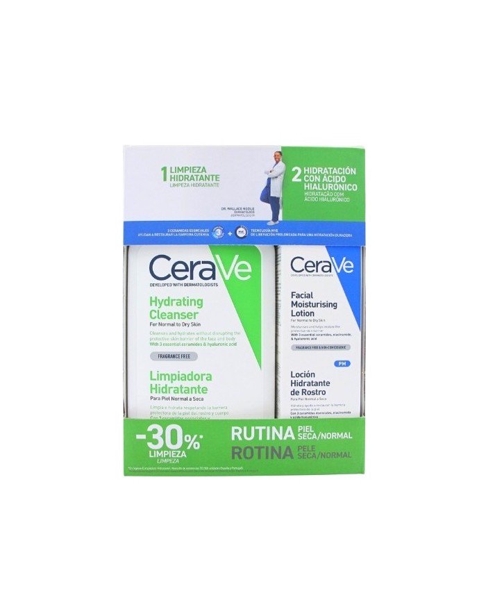 CERAVE PACK RUTINA LIMPIADOR HIDRATANTE 236ML + LOCION HIDRATANTE 50ML