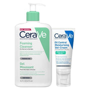 CERAVE PACK RUTINA GEL LIMPIADOR ESPUMOSO 236ML + GEL CREMA OIL CONTROL 50ML