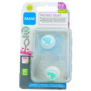 CHUPETE SILICONAMAM PERFECT START AN0-2 M PACK DOBLE