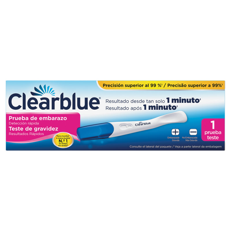 CLEARBLUE PLUS TEST EMBARAZO 1 PRUEBA