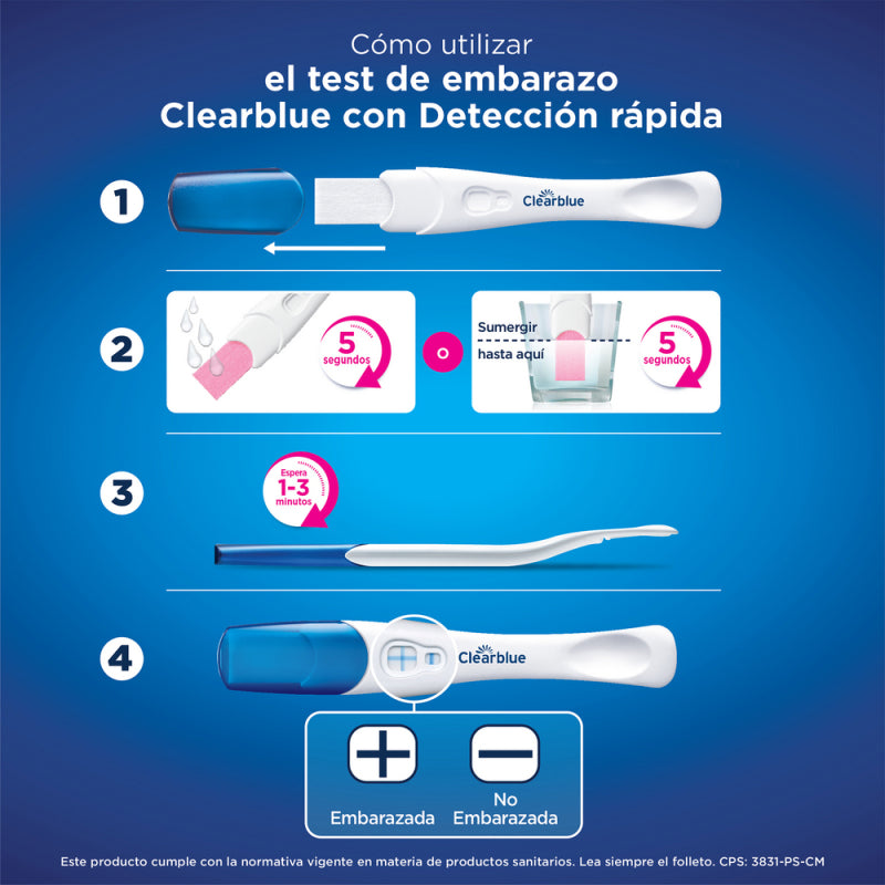 CLEARBLUE PLUS TEST EMBARAZO 1 PRUEBA