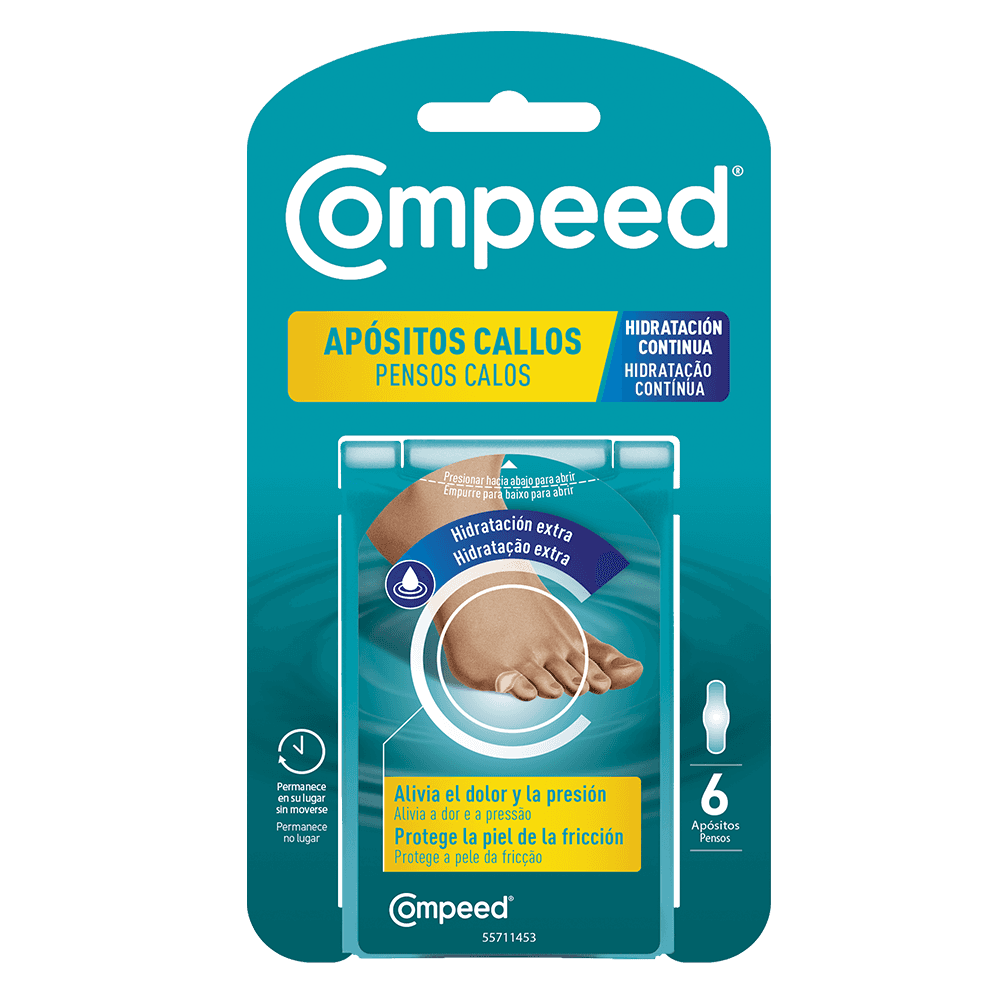 COMPEED CALLOS HIDRATACION CONTINUA 6 UNIDADES